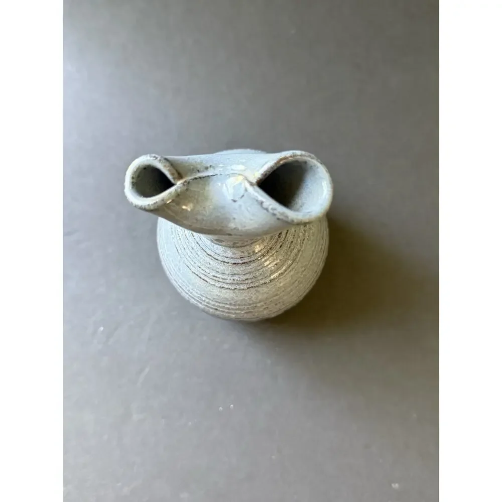 Handcrafted this pottery